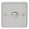 Revive Single Dimmer Light Switch Satin Steel Large Image