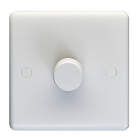 Single Dimmer Light Switch White Medium Image