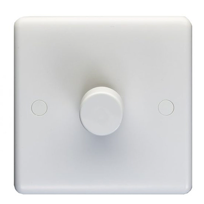 Single Dimmer Light Switch White Large Image