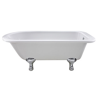Premier Berkshire 1700 Single Ended Roll Top Bath Inc. Chrome Legs Profile Large Image