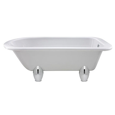 Premier Berkshire 1700 Single Ended Roll Top Bath Inc. Chrome Legs Profile Large Image