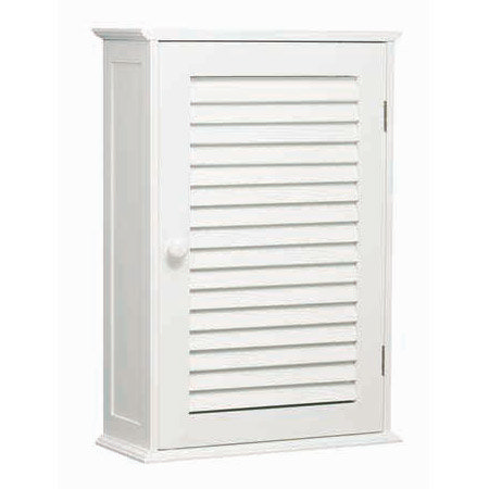 White Wood Wall Cabinet with One Inner Shelf - 1600900 Large Image