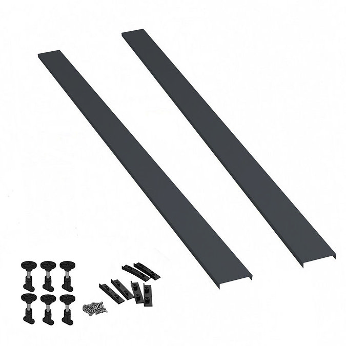 Slate Grey Leg Set & Plinth Kit (1000 Plinth x 2) - TR71A Large Image