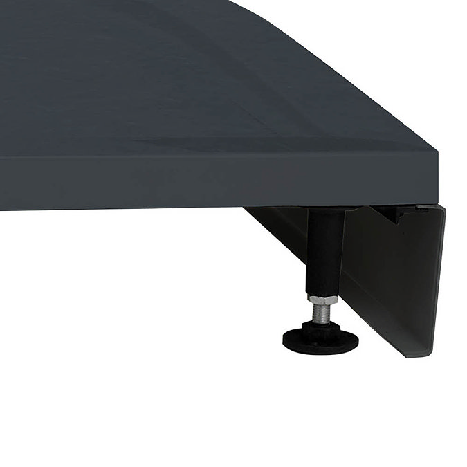Slate Grey Leg Set & Plinth Kit (900 x 900 Curved Plinth) - TR71B Standard Large Image