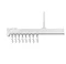 Croydex Slenderline White Shower Rail Kit - GP87001 Large Image