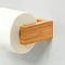 Slimline Toilet Roll Holder Bamboo Profile Large Image
