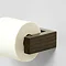 Slimline Toilet Roll Holder Dark Oak  Profile Large Image