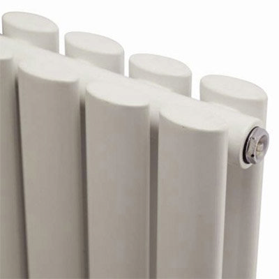 Small Double Panel Designer Radiator 633 x 826mm - White - Ex Display (A) Profile Large Image