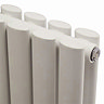 Small Double Panel Designer Radiator 633 x 826mm - White - Ex Display (A) Profile Large Image
