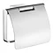 Smedbo Air - Polished Chrome Toilet Roll Holder with Lid - AK3414 Large Image
