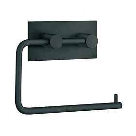 Smedbo Beslagsboden Wall Mounted Toilet Paper Holder - Black Matt - BB1098 Large Image