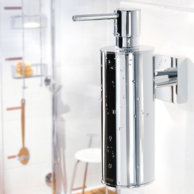 Smedbo House - Polished Chrome Wall Mounted Soap Dispenser - RK370 Feature Large Image