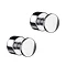 Smedbo House - Polished Chrome Multi-Purpose Hook (Pair) - RK3455 Large Image