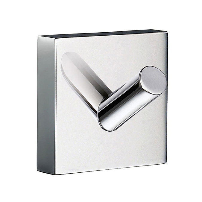 Smedbo House - Polished Chrome Single Towel Hook - RK355 Large Image