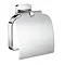 Smedbo Ice Toilet Roll Holder with Cover - Polished Chrome - OK3414 Large Image