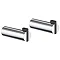 Smedbo Life Single Towel Hook (Pair) - Polished Chrome - GB111 Large Image