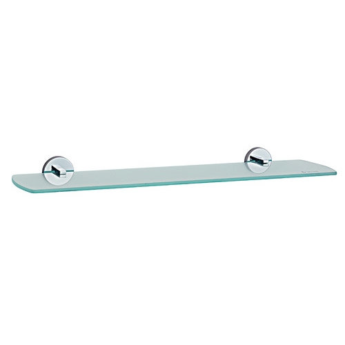 Smedbo Loft - Glass Bathroom Shelf - 600mm - LK347 Large Image