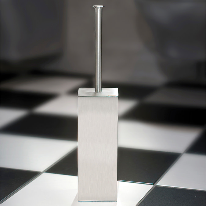 Smedbo Outline Lite Square Freestanding Toilet Brush - FK601  Profile Large Image