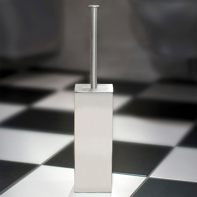 Smedbo Outline Lite Square Freestanding Toilet Brush - FK601 Profile Large Image