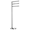 Smedbo Outline Lite Round Freestanding Triple Swing Arm Towel Rail - FK608 Large Image