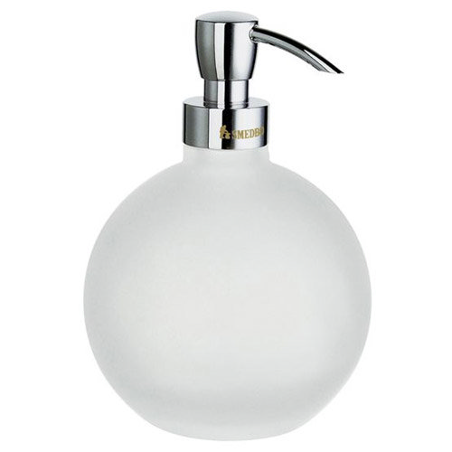 Smedbo Outline - Polished Chrome Round Glass Soap Dispenser - FK255 Large Image