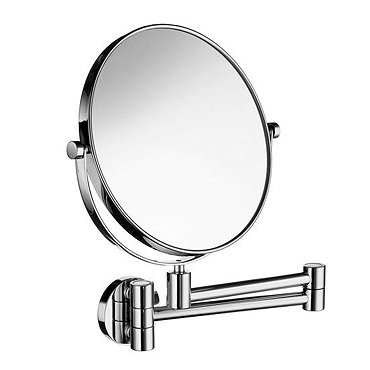 Smedbo Outline - Polished Chrome Shaving/Make Up Mirror on Swing Arm - FK438  Profile Large Image