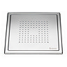 Smedbo Outline Square Pattern Floor Grating - Polished Stainless Steel