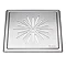 Smedbo Outline Star Pattern Floor Grating - Polished Stainless Steel - FK500 Large Image