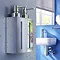 Smedbo Outline Wall Mounted Double Soap Dispenser - Polished Chrome - FK258  Profile Large Image
