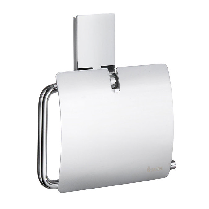 Smedbo Pool Toilet Roll Holder with Cover - Polished Chrome - ZK3414 Large Image