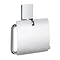 Smedbo Pool Toilet Roll Holder with Cover - Polished Chrome - ZK3414 Large Image