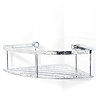 Smedbo Sideline Corner Soap Basket - 200 x 200mm - Polished Chrome
