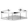 Smedbo Sideline Corner Soap Basket - 200 x 200mm - Polished Chrome - DK3031 Large Image