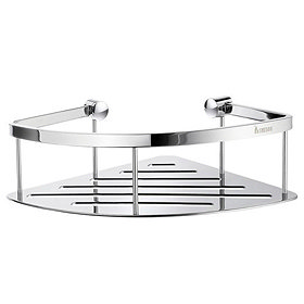 Smedbo Sideline Corner Soap Basket - 200 x 200mm - Polished Chrome - DK3031 Large Image