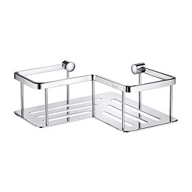 Smedbo Sideline Corner Soap Basket - Polished Chrome - DK3025 Large Image