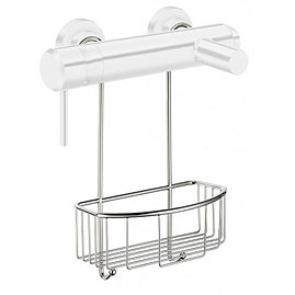 Smedbo Sideline Shower Basket for Exposed Valves - Chrome - DK1048 Large Image