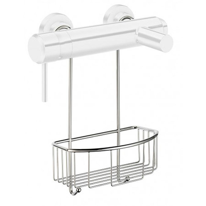 Smedbo Sideline Shower Basket for Exposed Valves - Chrome - DK1048 Large Image