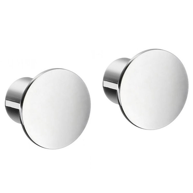 Smedbo Time Single Towel Hook (Pair) - Polished Chrome - YK3455 Large Image