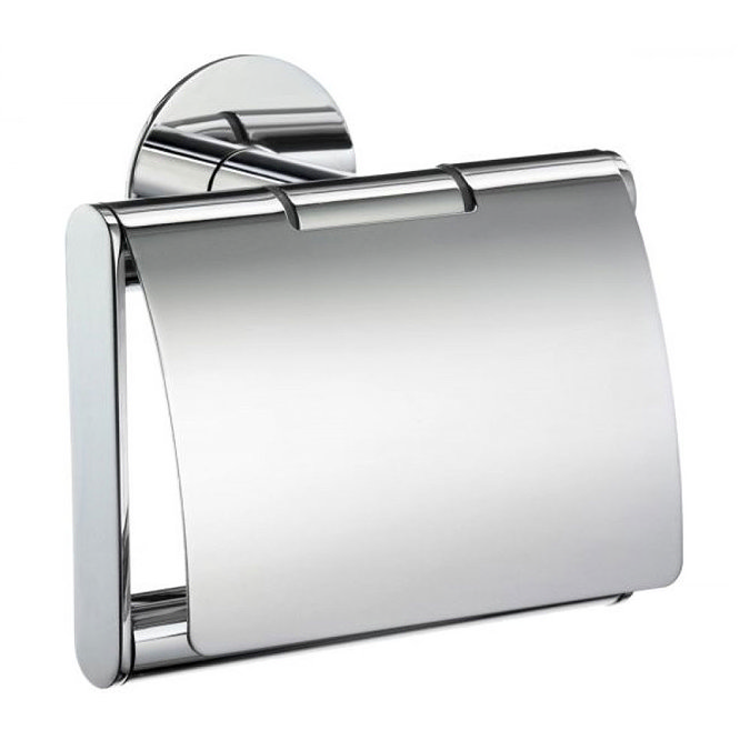 Smedbo Time Toilet Roll Holder with Lid - Polished Chrome - YK3414 Large Image