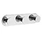 Smedbo Time Triple Towel Hook - Polished Chrome - YK359 Large Image