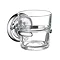 Smedbo Villa Glass Tumbler & Holder - Polished Chrome - K243 Large Image