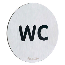 Smedbo Xtra WC Toilet Sign - FS958 Large Image