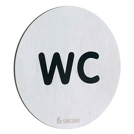 Smedbo Xtra WC Toilet Sign - FS958 Large Image