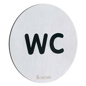 Smedbo Xtra WC Toilet Sign - FS958 Large Image