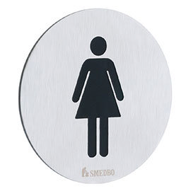 Smedbo Xtra WC Toilet Sign Lady - FS956 Medium Image