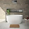 Snowden 1300 Small Modern Freestanding Bath Large Image