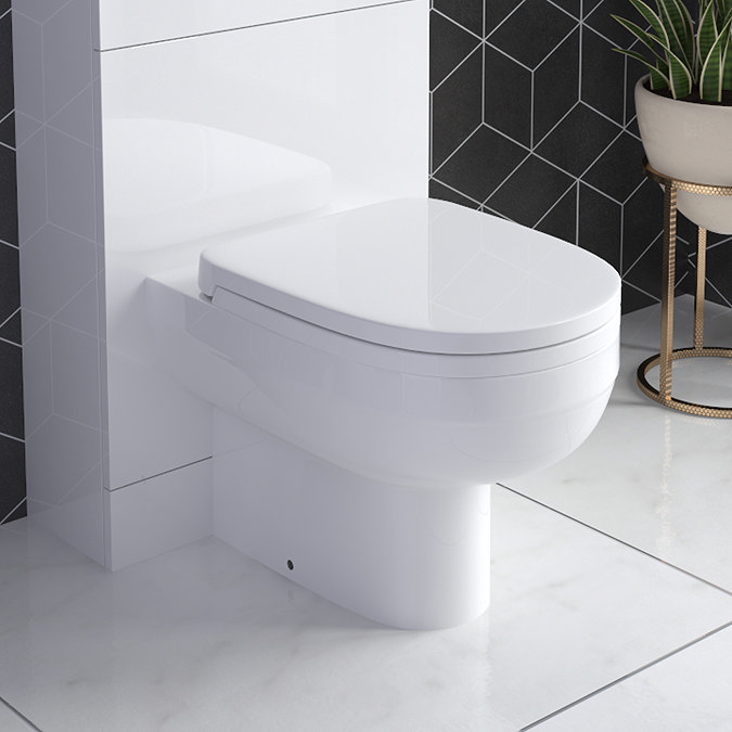 Sofia Back to Wall Toilet Pan + Soft Close Seat