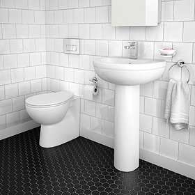 Sofia Modern Bathroom Suite (Back To Wall) Large Image