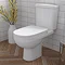 Sofia Modern Close Coupled Rimless Toilet + Soft Close Seat