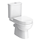 Sofia Modern Close Coupled Rimless Toilet + Soft Close Seat